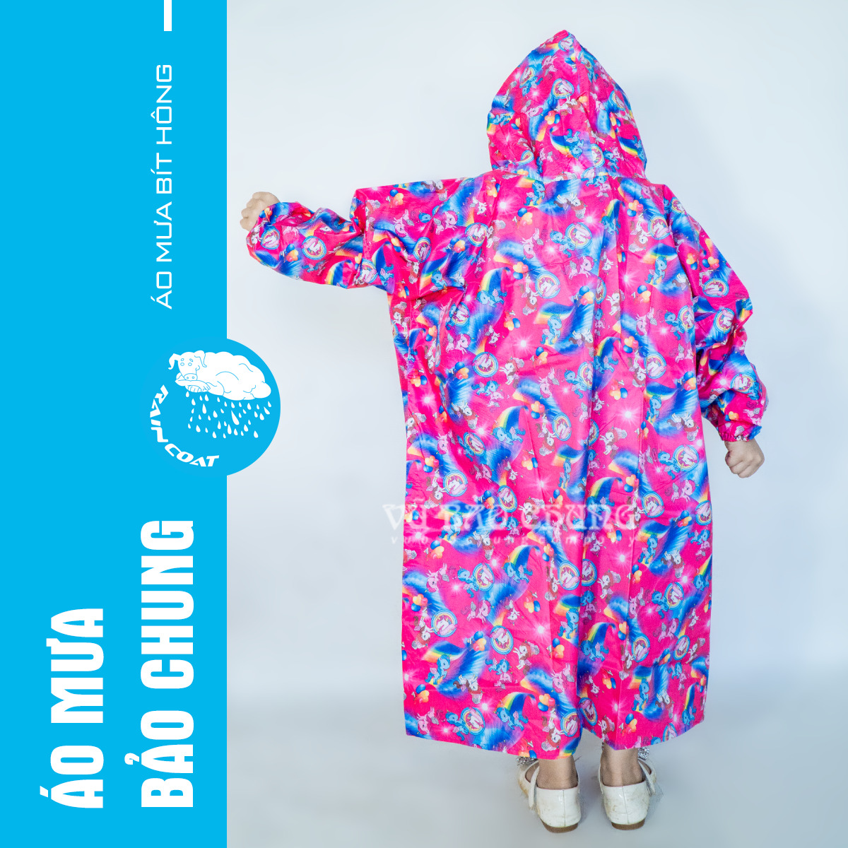 Áo Mưa Bít Hông Trẻ Em-BH03 - Ảnh 4