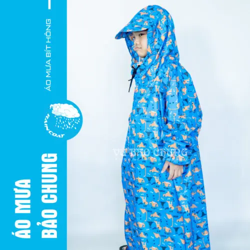 Áo Mưa Bít Hông Trẻ Em-BH04