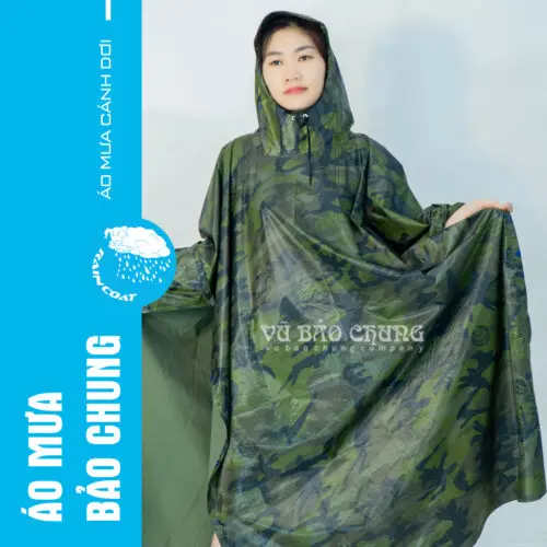 Áo Mưa Cánh Dơi Quân Đội
