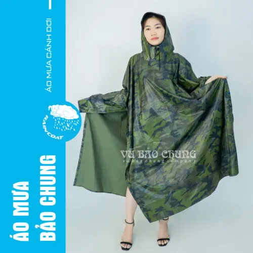 Áo Mưa Cánh Dơi Quân Đội