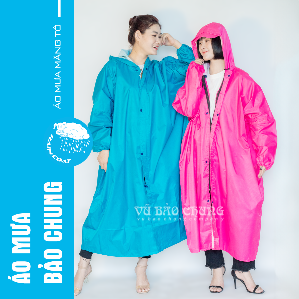 Aó mưa dây kéo đài loan